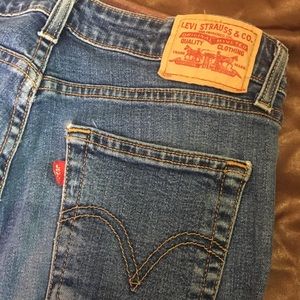 Levi Strauss low-rise flare jeans